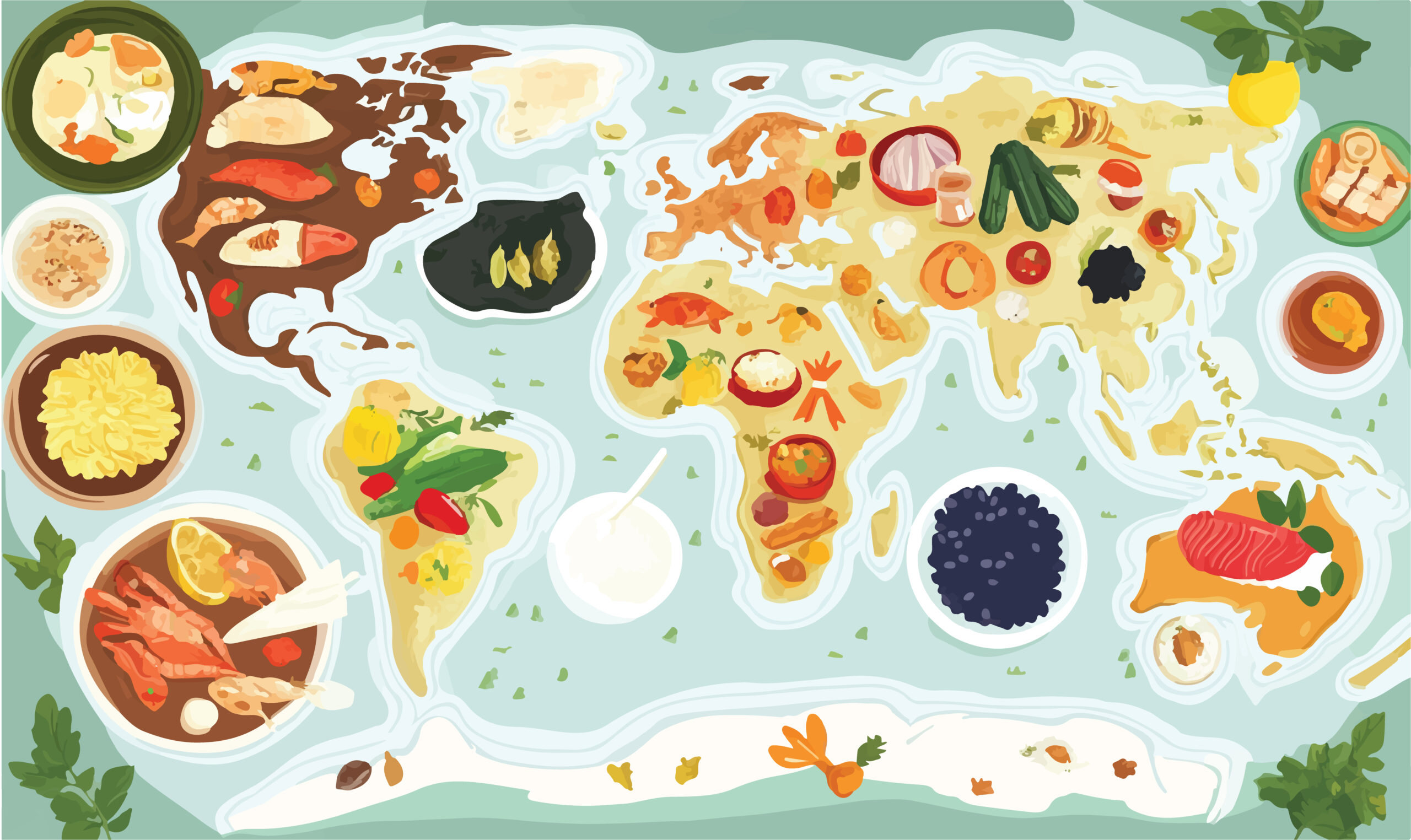 Global Comfort Food, food all around the world, comfort food choices